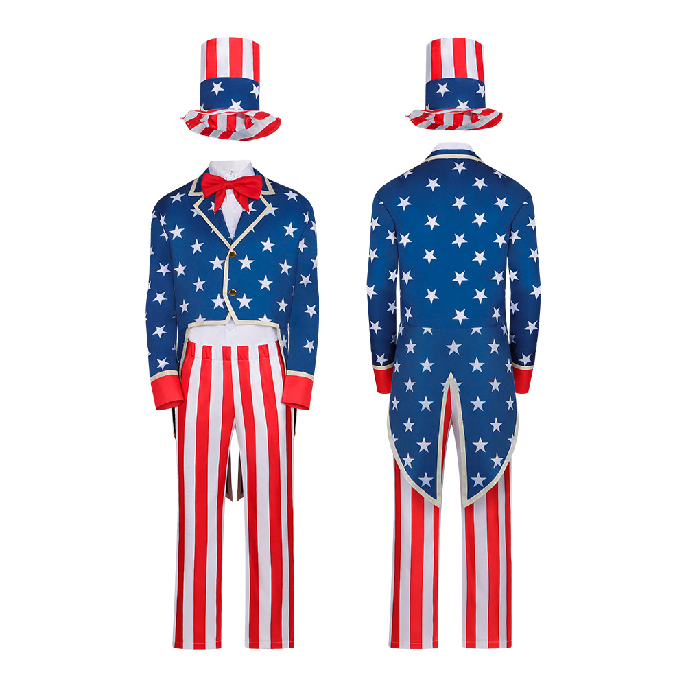 Ethnic Fashion Designer - Sam's Uncle Adult Cosplay Costume Independence