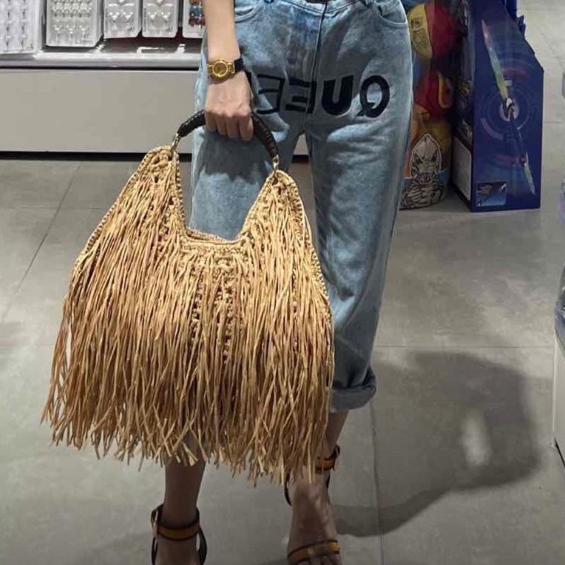 Bohemian Tassel Straw Handbag  - Ethnic Fashion Designer review and price