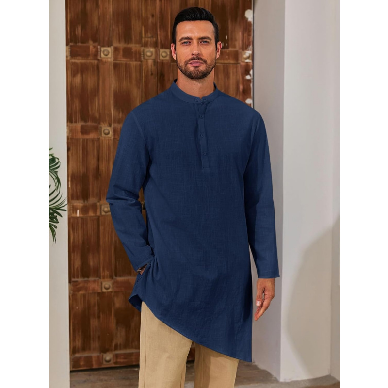Mens Kaftan Robe Thobe Cotton  - Kurta Men Cotton review and price