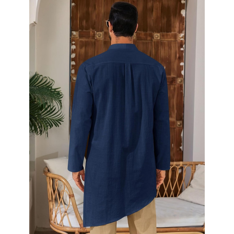 Mens Kaftan Robe Thobe Cotton  - Kurta Men Cotton review and price