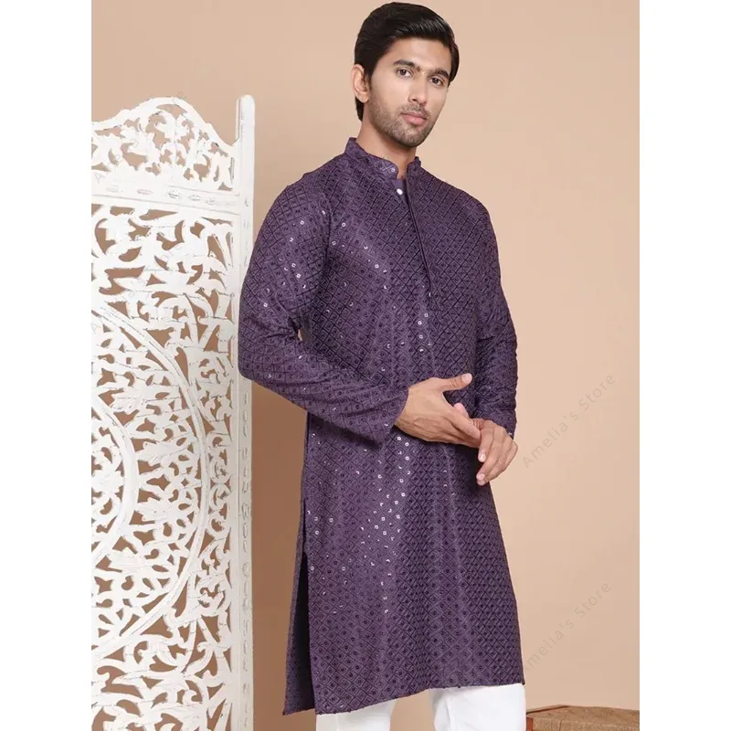 Indian Men's Kurta Tunic Cotto - Kurta Men Cotton review and price