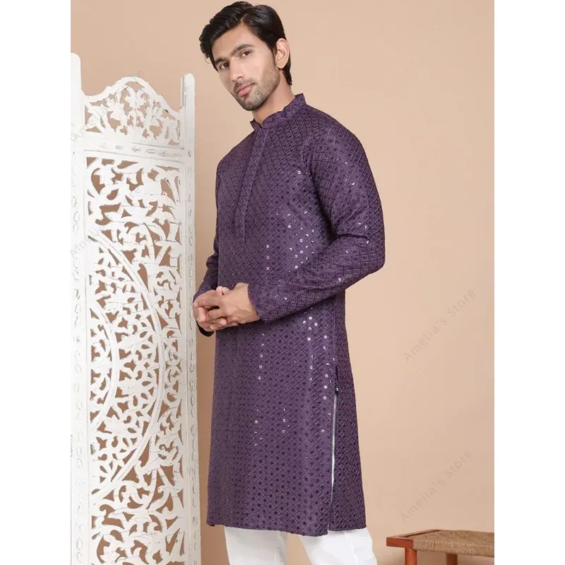 Indian Men's Kurta Tunic Cotto - Kurta Men Cotton review and price