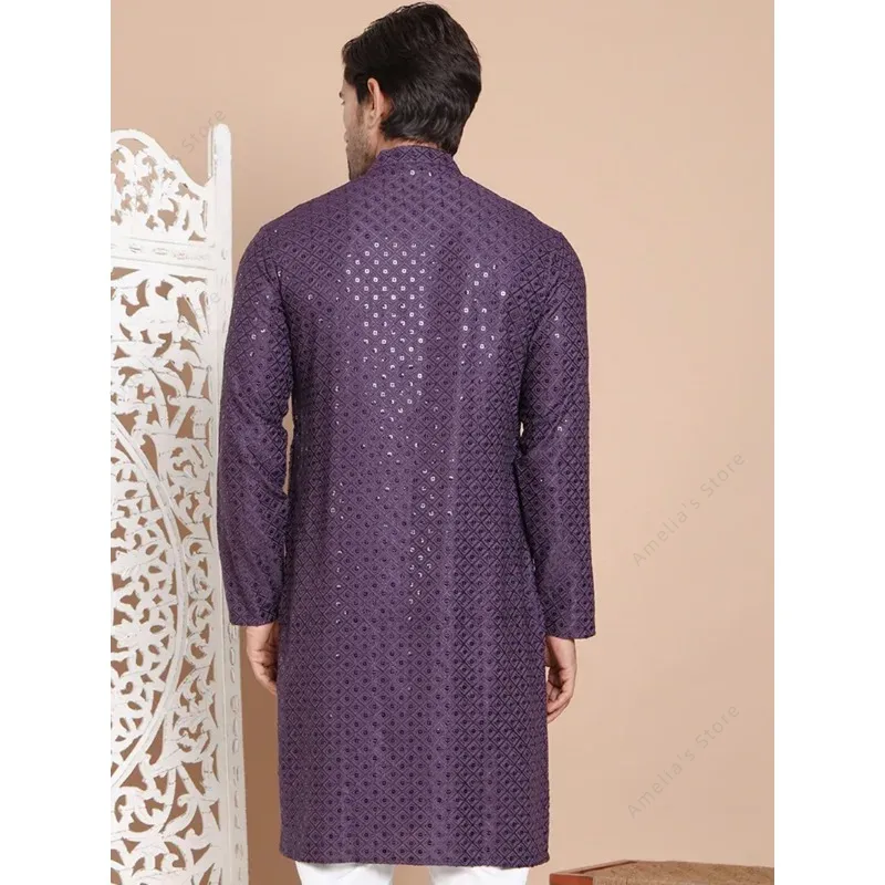 Indian Men's Kurta Tunic Cotto - Kurta Men Cotton review and price