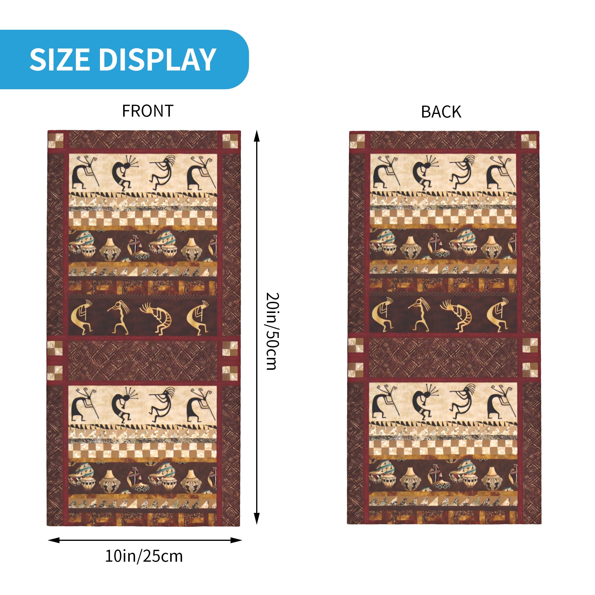 Custom Kokopelli Winter Headba - Ethnic Fashion Designer review and price