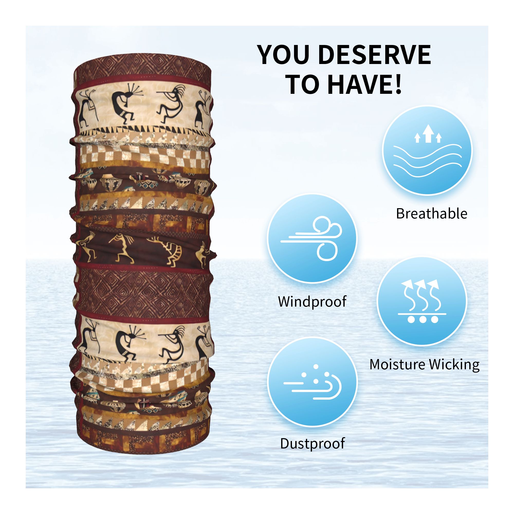 Custom Kokopelli Winter Headba - Ethnic Fashion Designer review and price