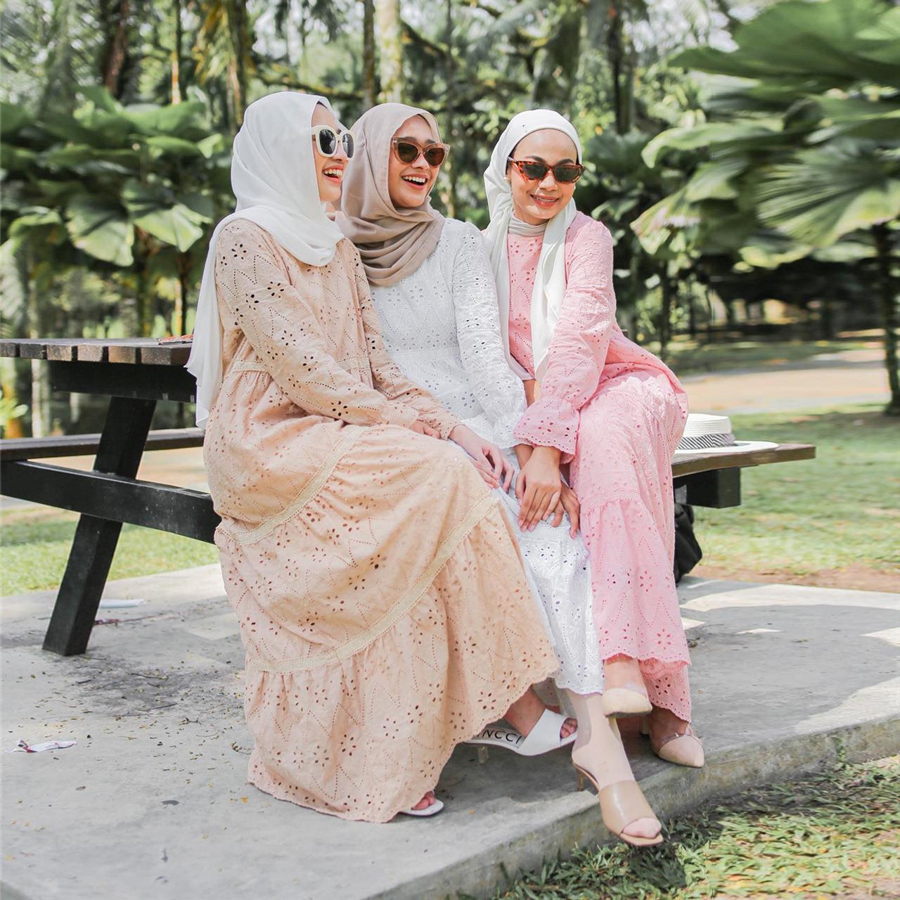 Indonesian Hollow Lace Dress W - Ethnic Wear review and price