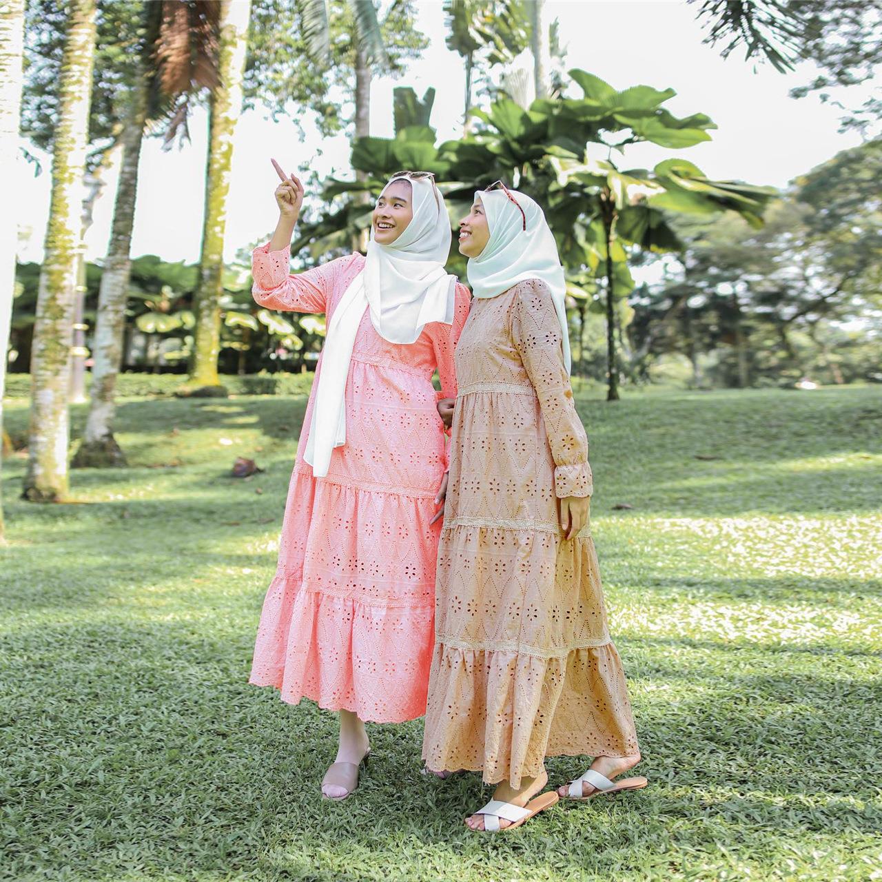 Indonesian Hollow Lace Dress W - Ethnic Wear review and price