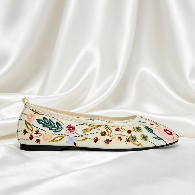 Round Toe Mesh Ballet Flats Sh - Women'S Ethnic Fashion Brands review and price