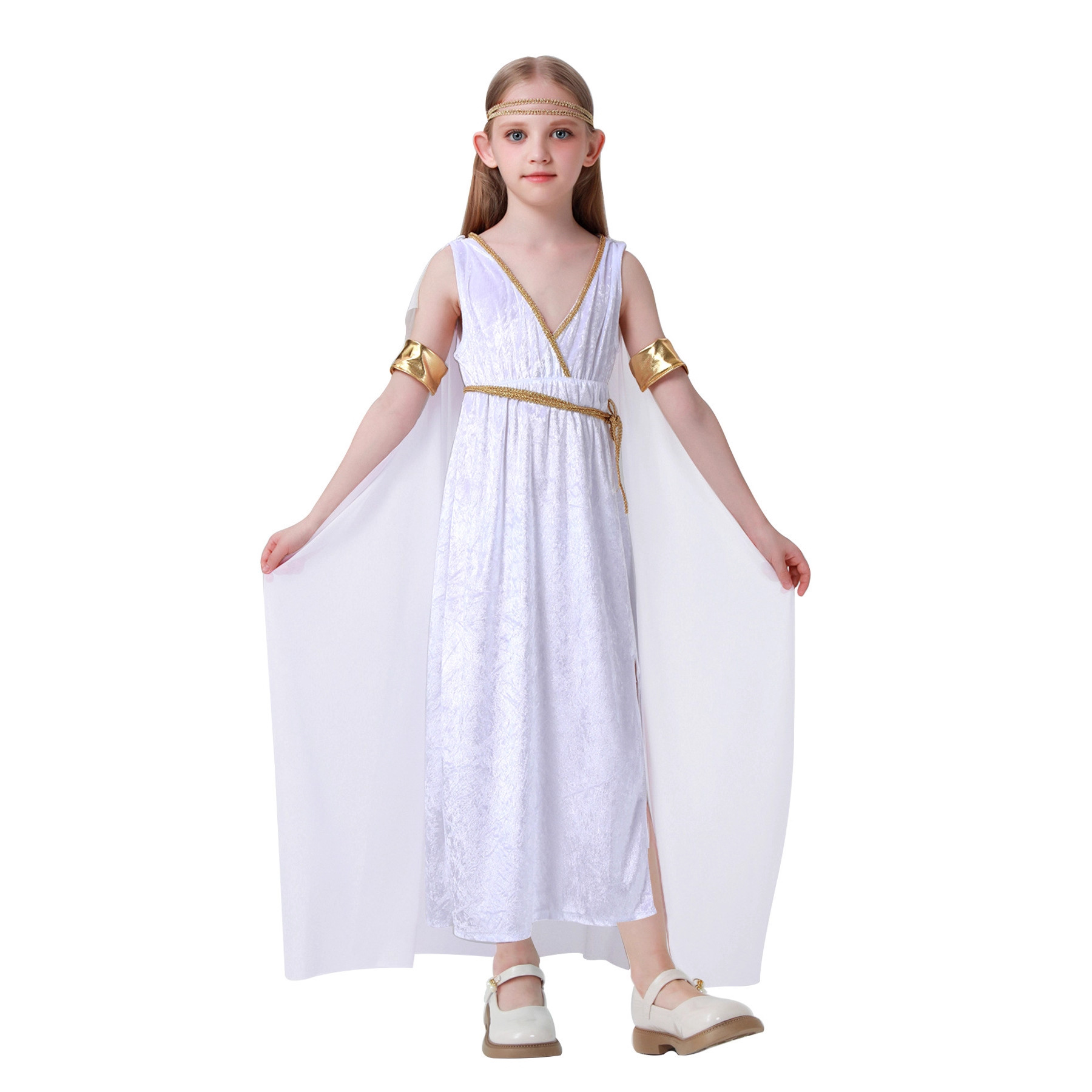 Children's High Slit White God - Ethnic Wear review and price