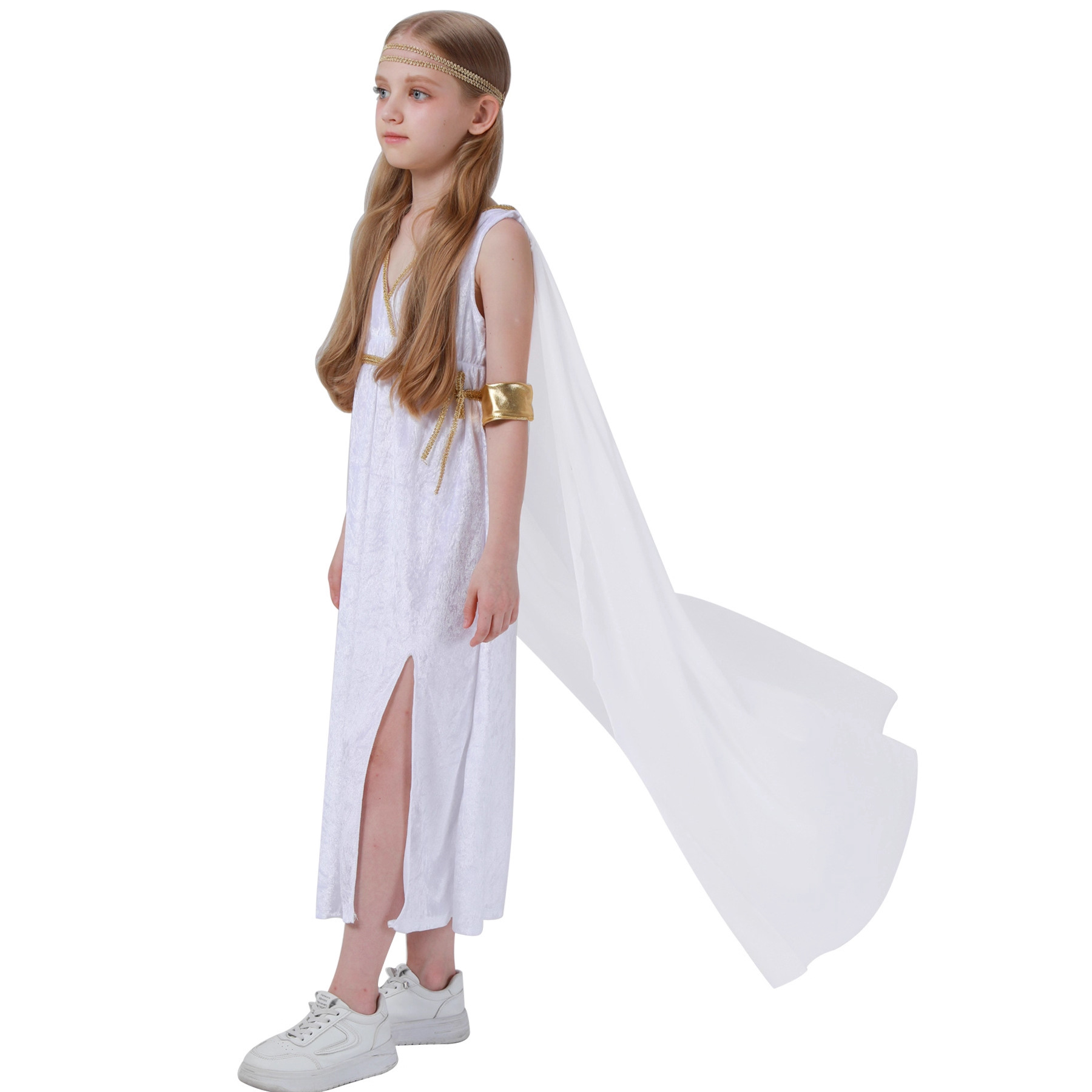 Children's High Slit White God - Ethnic Wear review and price