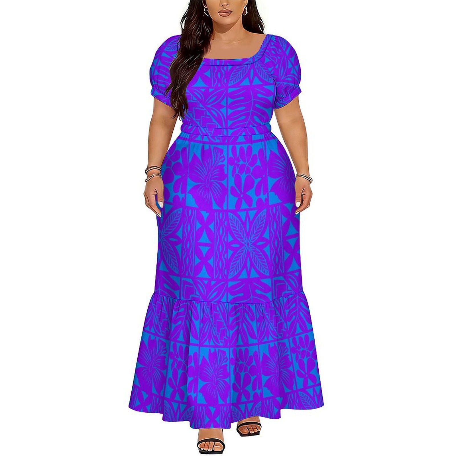 Hot-Selling Elegant V-Neck Lon - Ethnic Wear review and price