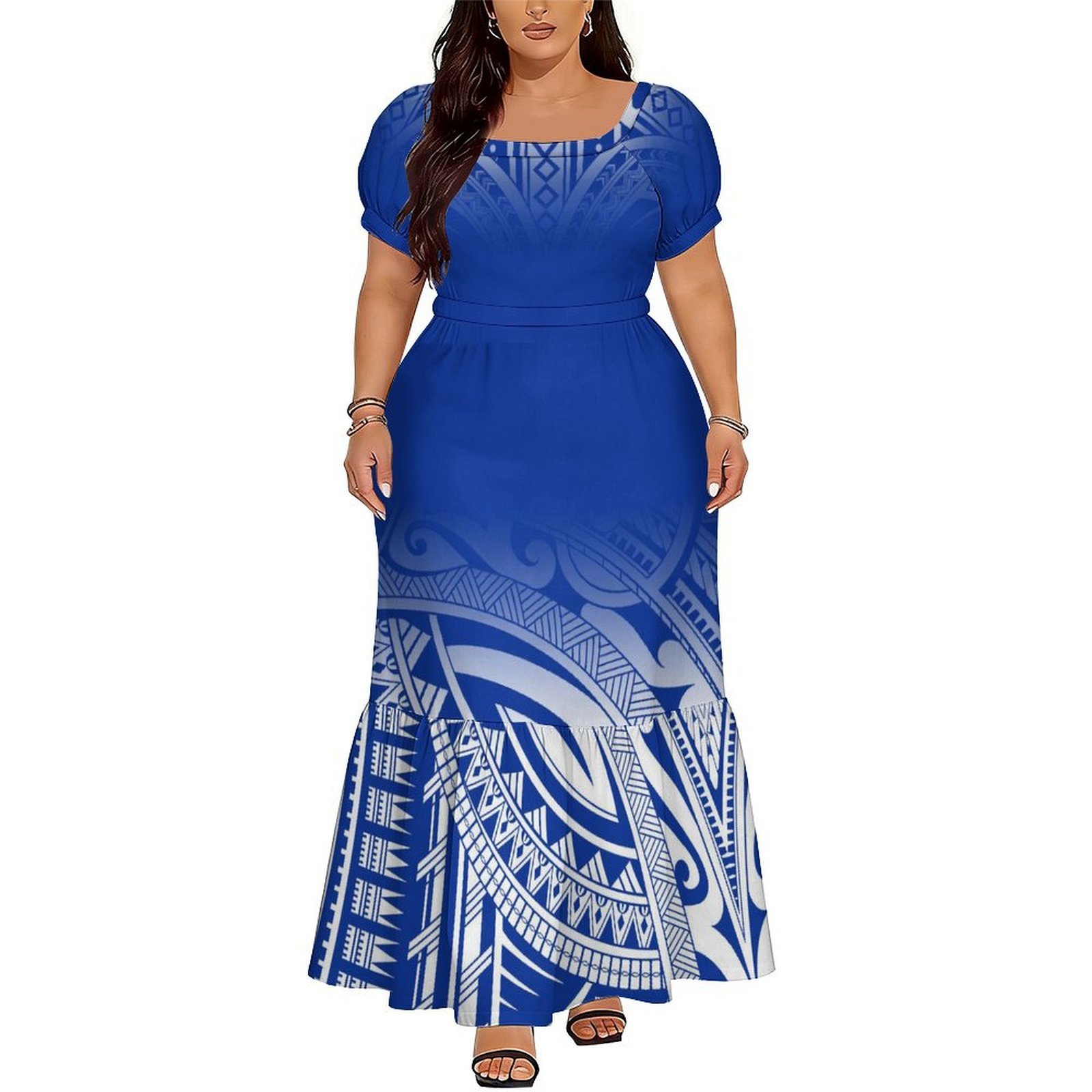 Hot-Selling Elegant V-Neck Lon - Ethnic Wear review and price
