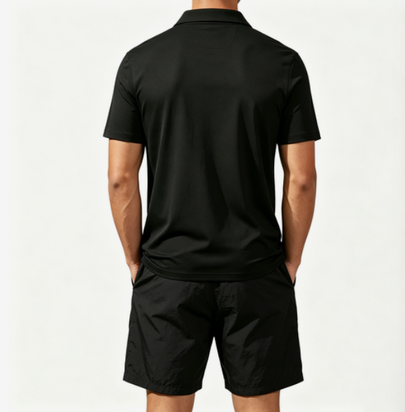 Men's Short-Sleeved Polo Shirt - Ethnic Wear review and price