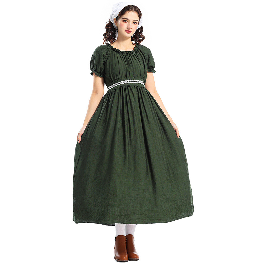 Halloween Pioneer Costume Gree - Ethnic Wear review and price