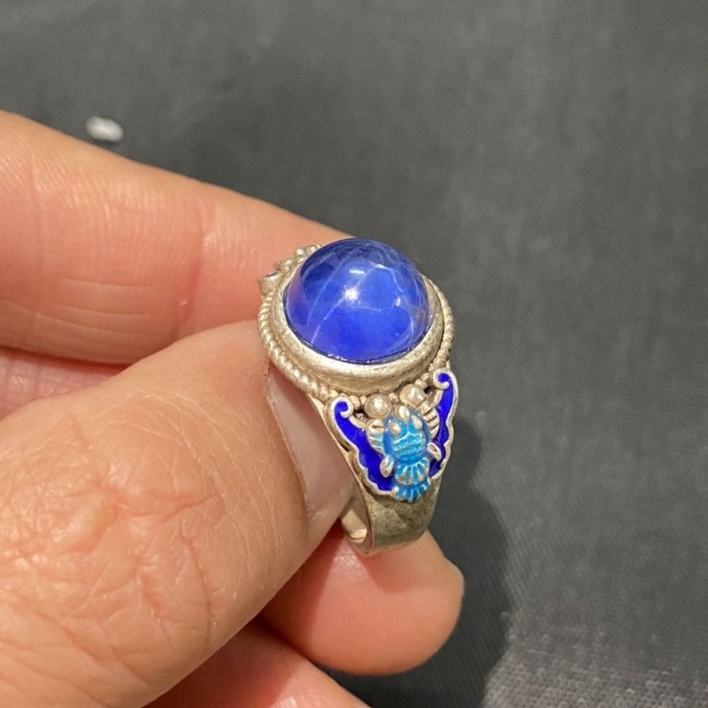 Ethnic Cloisonne Open Ring, Ex - Ethnic Wear Fashion Designer review and price