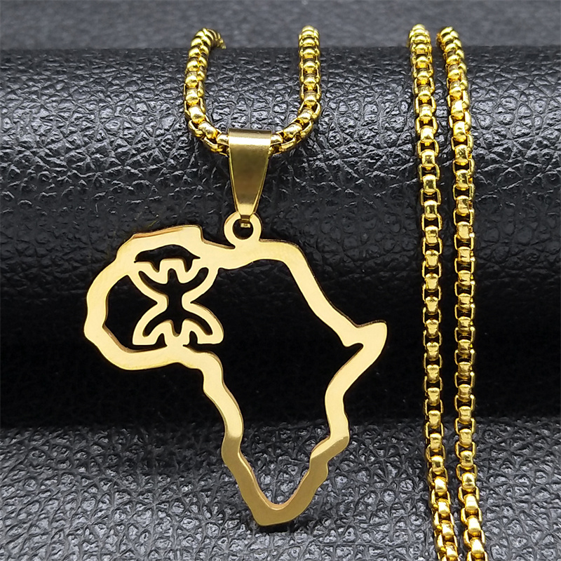 Africa Map Berber Amazigh Neck - Ethnic Fashion Show review and price