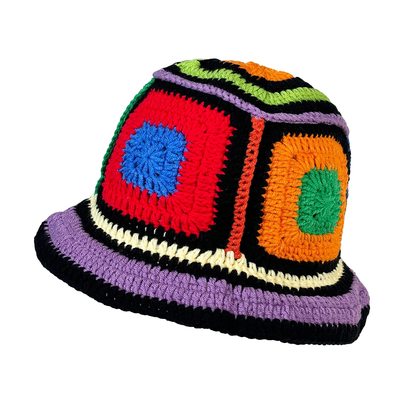 Purple-Edged Zuma Hat, Hand-Kn - Ethnic Wear Fashion Designer review and price