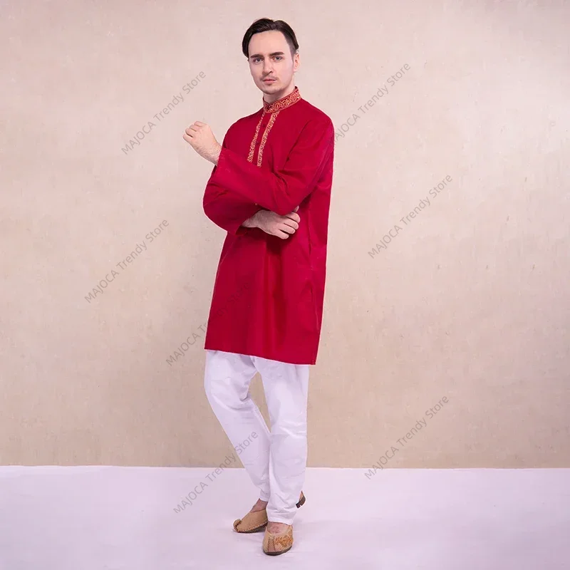 Indian Dress for Men Kurtas Sh - Kurta Men Cotton review and price