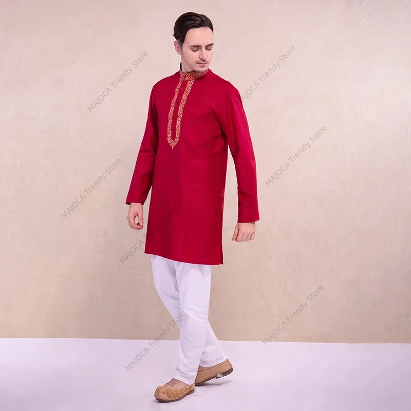 Indian Dress for Men Kurtas Sh - Kurta Men Cotton review and price