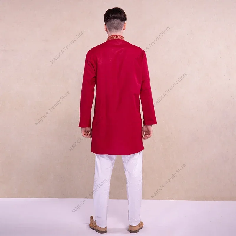 Indian Dress for Men Kurtas Sh - Kurta Men Cotton review and price