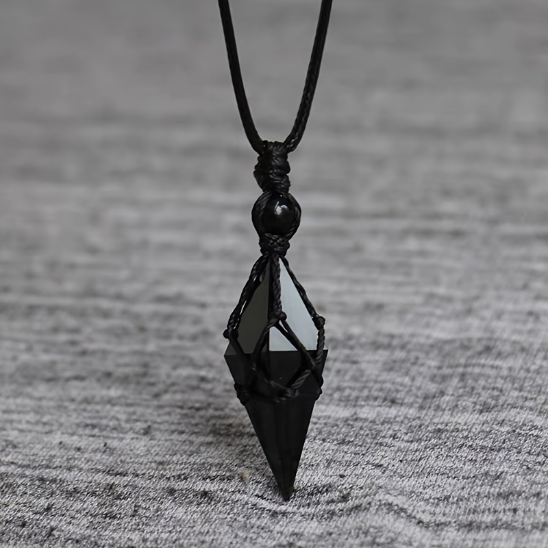 Black Obsidian Arrowhead Cryst - Ethnic Fashion Show review and price