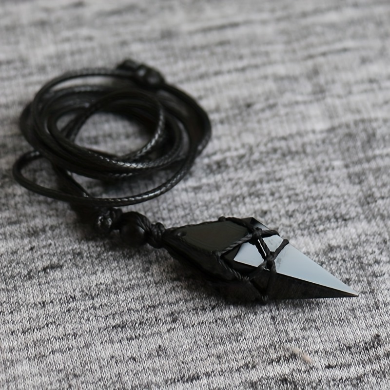 Black Obsidian Arrowhead Cryst - Ethnic Fashion Show review and price