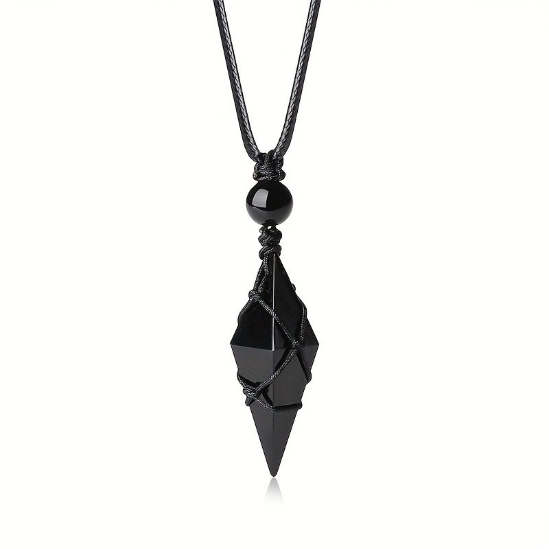 Black Obsidian Arrowhead Cryst - Ethnic Fashion Show review and price