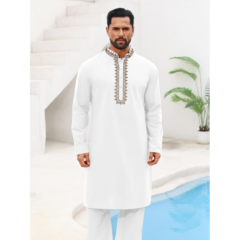 Mens Kaftan Thobe Cotton Henle - Kurta Men Cotton review and price