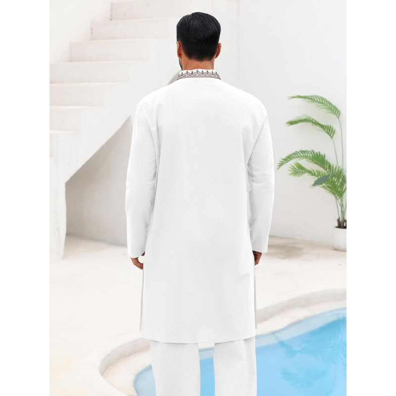 Mens Kaftan Thobe Cotton Henle - Kurta Men Cotton review and price