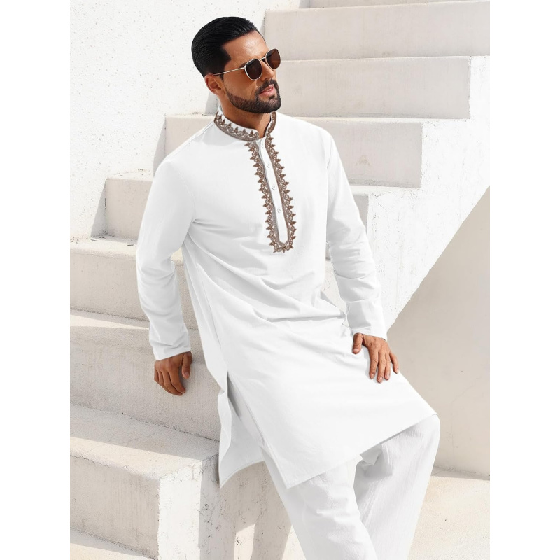 Mens Kaftan Thobe Cotton Henle - Kurta Men Cotton review and price