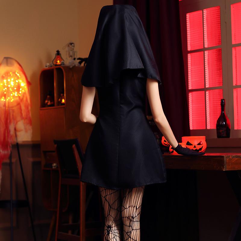 Halloween Party Nun Short Skir - Ethnic Wear review and price