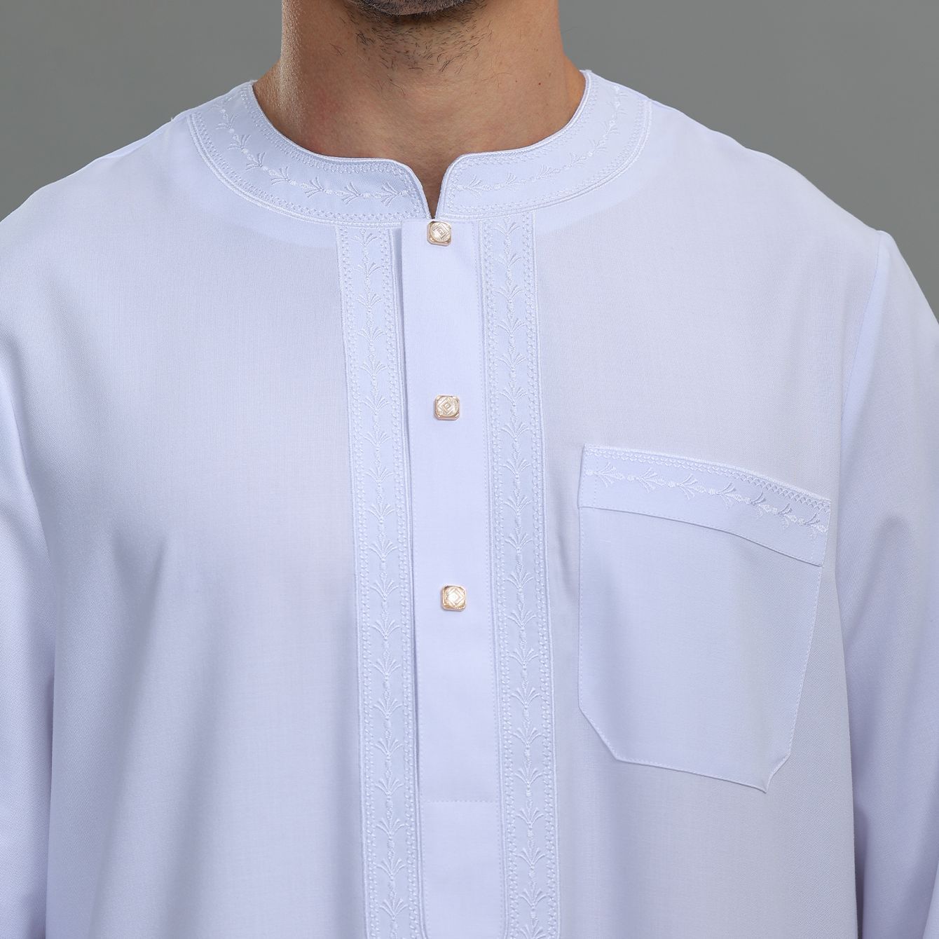 Mens Kaftan Thobe Button Down  - Kurta Men Cotton review and price