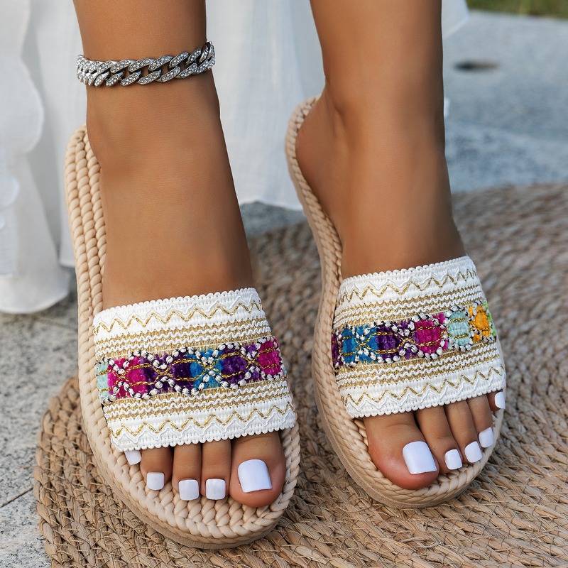 Women Slippers Outdoor Flat De - Ethnic Fashion Designer review and price