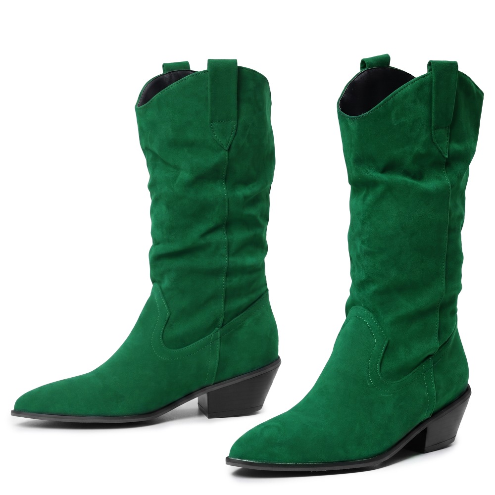 Fall Winter Velvet Short Boots - Ethnic Wear review and price