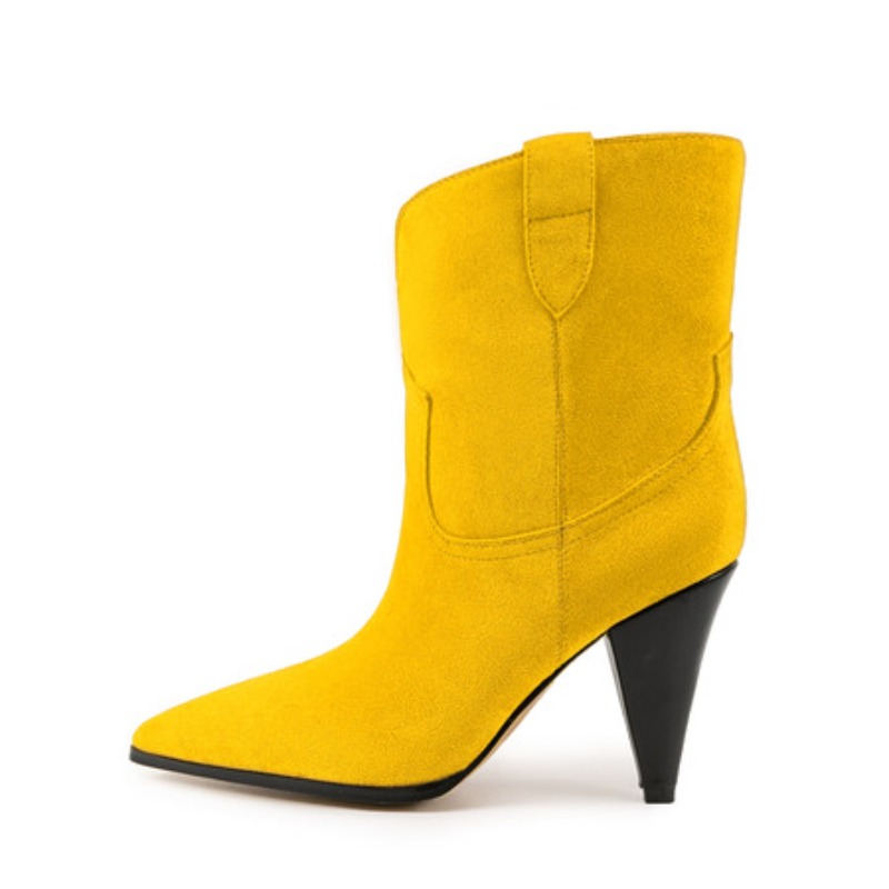 Bicolor Spike Heels Pull On Fa - Ethnic Fashion Show review and price