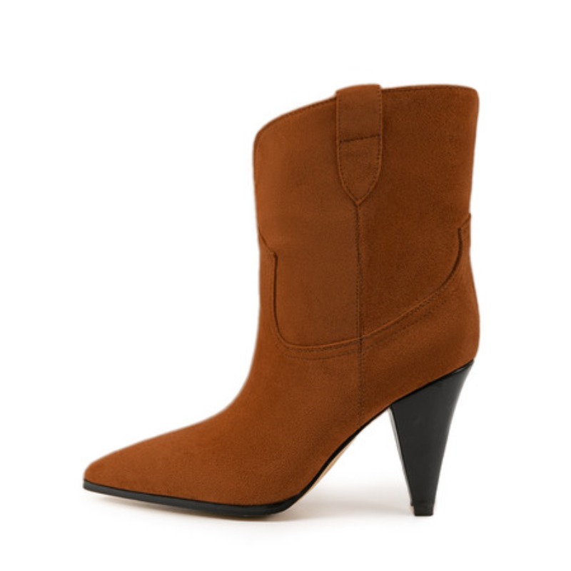 Bicolor Spike Heels Pull On Fa - Ethnic Fashion Show review and price