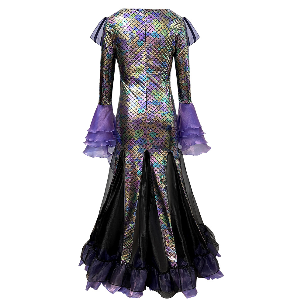 Dark Mermaid Long Dress Costum - Ethnic Wear review and price
